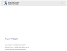 Tablet Screenshot of machvision.com.ar
